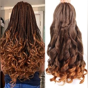 Brand New French Curly Braiding Hair, T30, 8 Packs + Crochet latch